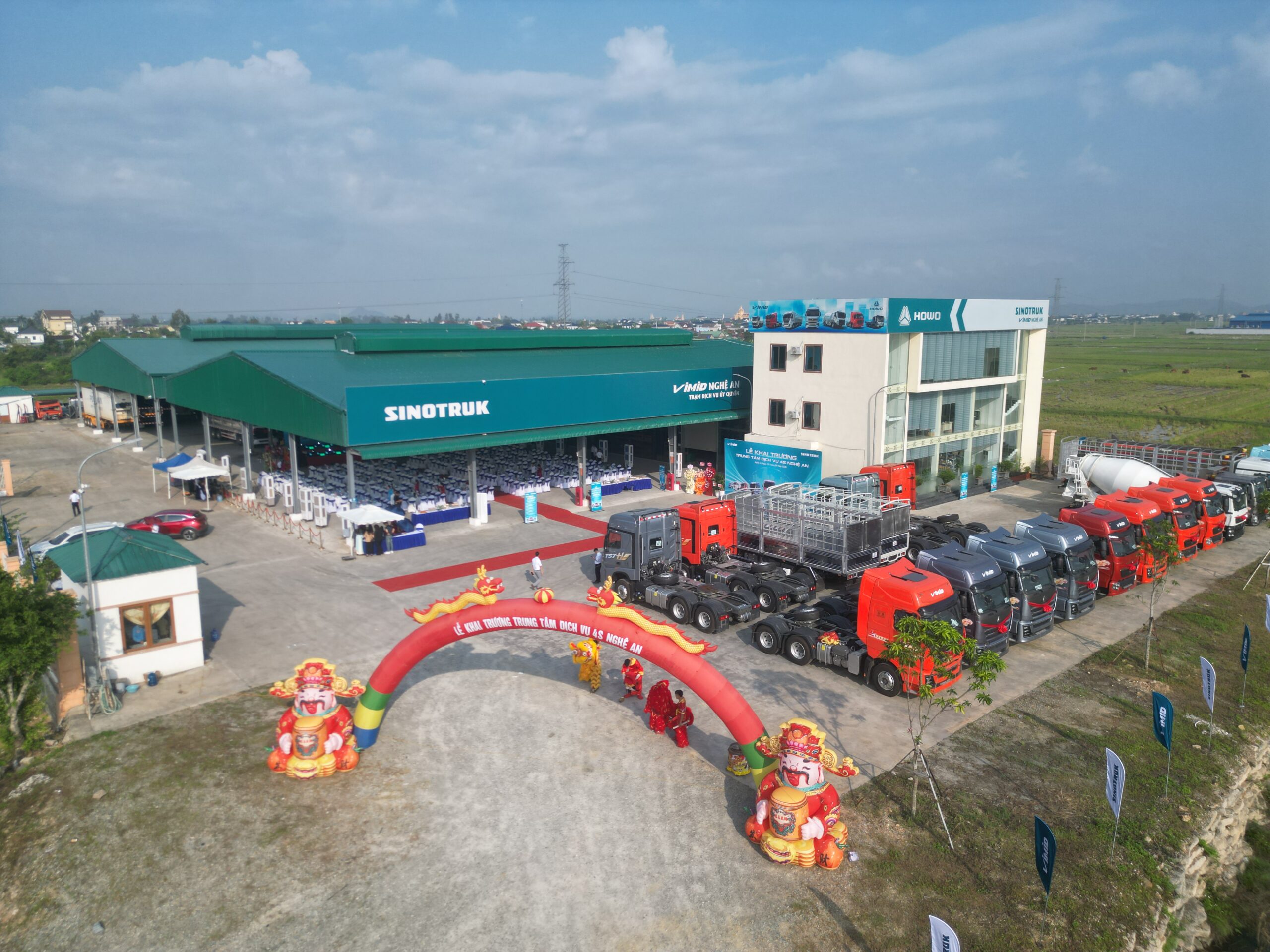 Khai trương Trung tâm Dịch vụ 4S Nghệ An và ra mắt dòng xe tải mới: Bước tiến nâng tầm vị thế của VIMID tại khu vực Bắc Trung Bộ