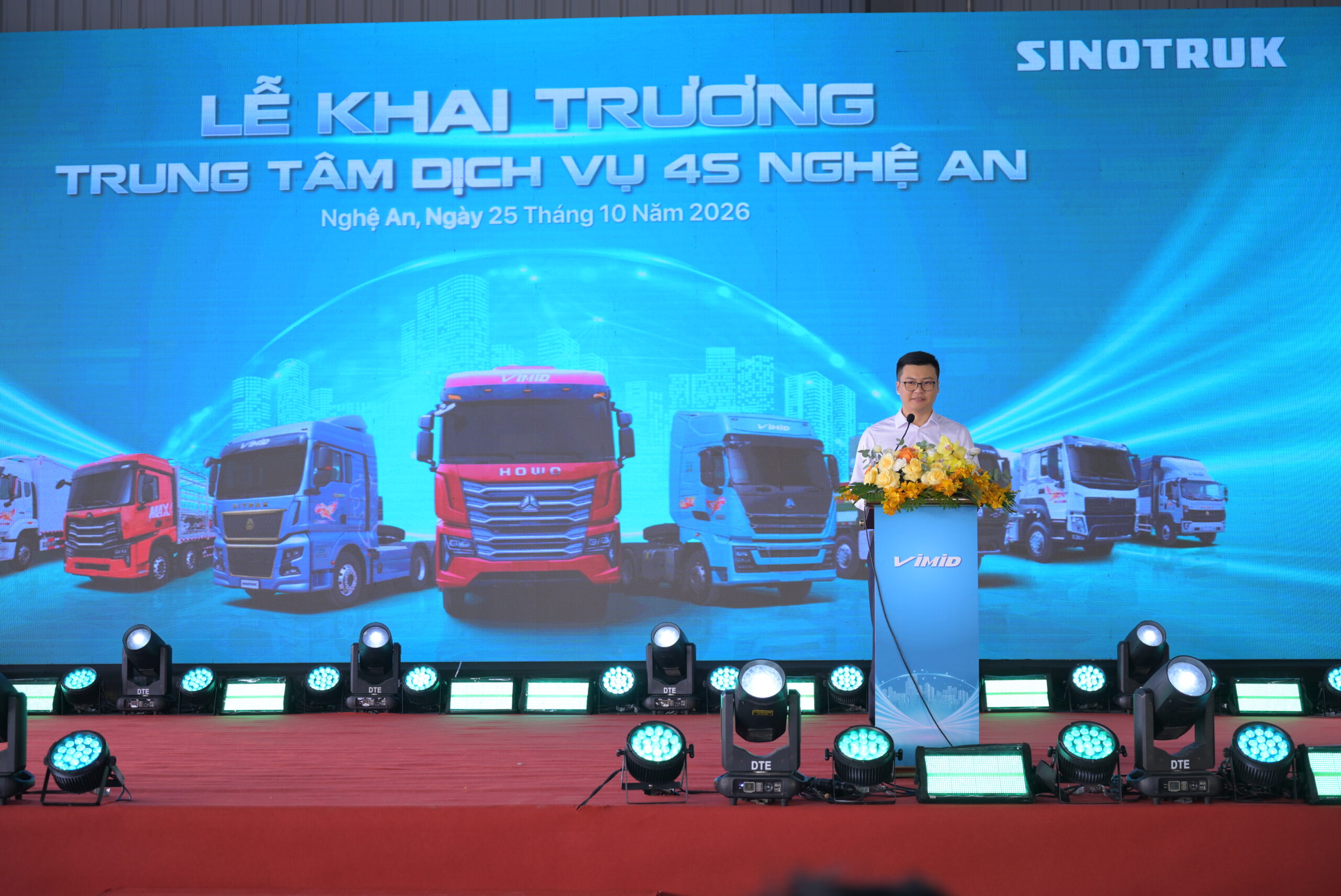 Khai trương Trung tâm Dịch vụ 4S Nghệ An và ra mắt dòng xe tải mới: Bước tiến nâng tầm vị thế của VIMID tại khu vực Bắc Trung Bộ 11 Khai trương Trung tâm Dịch vụ 4S Nghệ An và ra mắt dòng xe tải mới: Bước tiến nâng tầm vị thế của VIMID tại khu vực Bắc Trung Bộ