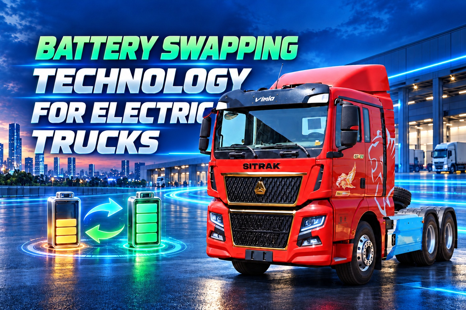 Electric Truck Battery Swapping Technology