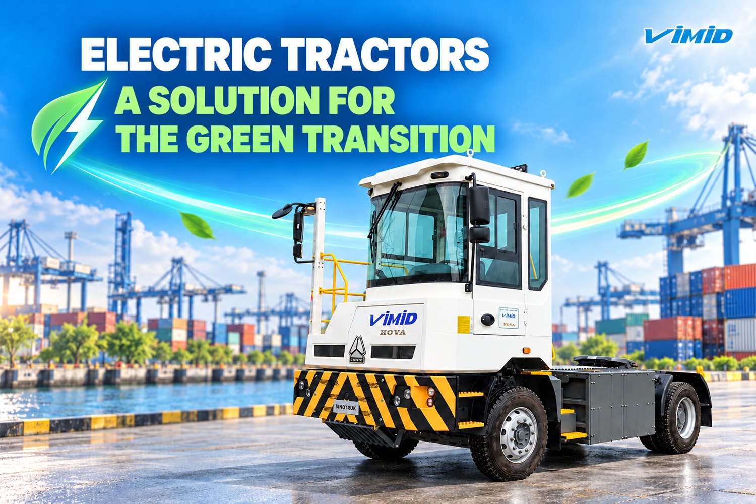 What transportation needs are electric tractor trucks suitable for?