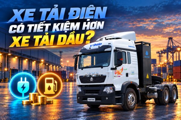 Xe tải điện có tiết kiệm hơn xe tải dầu? Bài toán đầu tư dài hạn