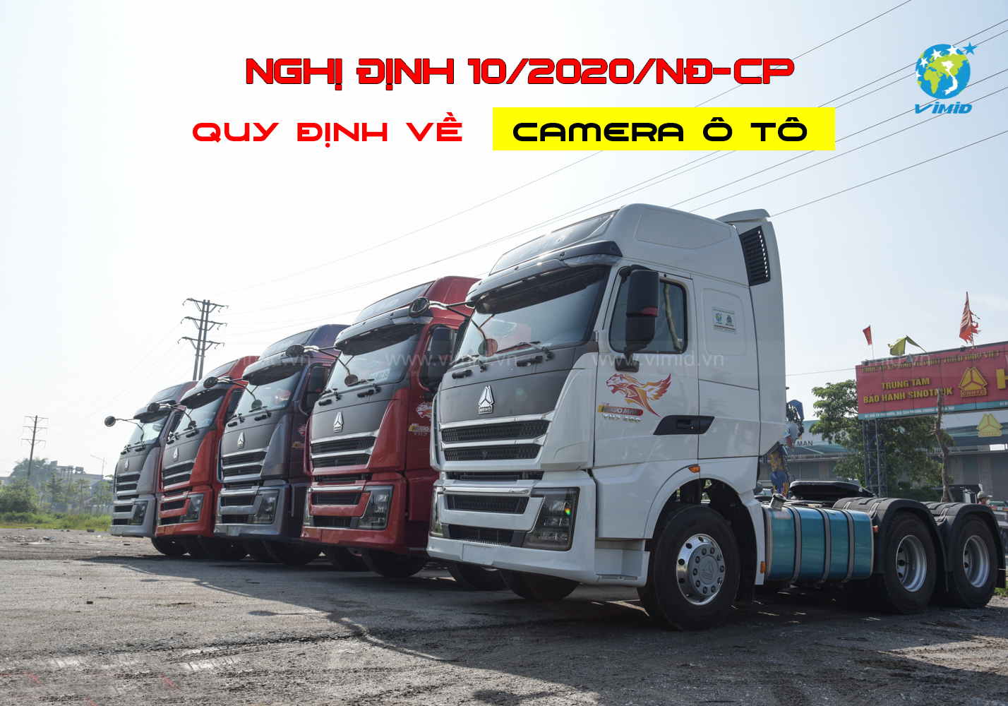 Quy định về xe kinh doanh vận tải lắp camera giám sát hành trình