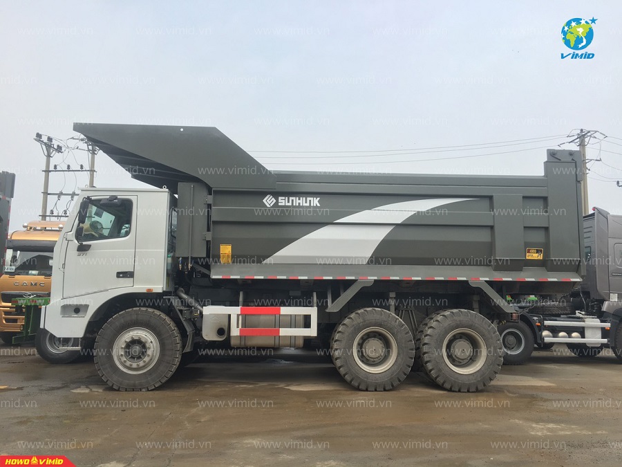 Xe ben HOWO bá vương mỏ 420Hp