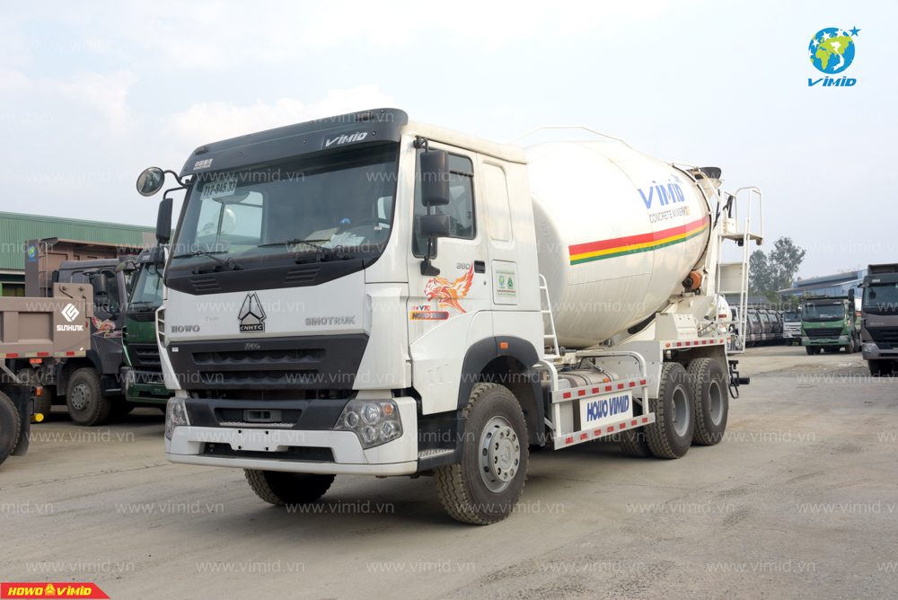 Tổng Hợp Giá Các Mẫu Xe Trộn Bê Tông HOWO Bán Chạy Nhất Thị Trường 2 xe trộn cimc v7g 12m3