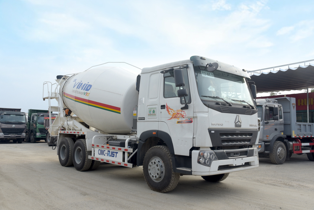 XE TRỘN HOWO V7G 10m3 và 12m3