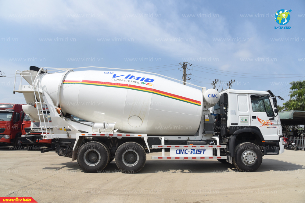 Tổng Hợp Giá Các Mẫu Xe Trộn Bê Tông HOWO Bán Chạy Nhất Thị Trường 3 XE TRỘN HOWO HW76 15m3