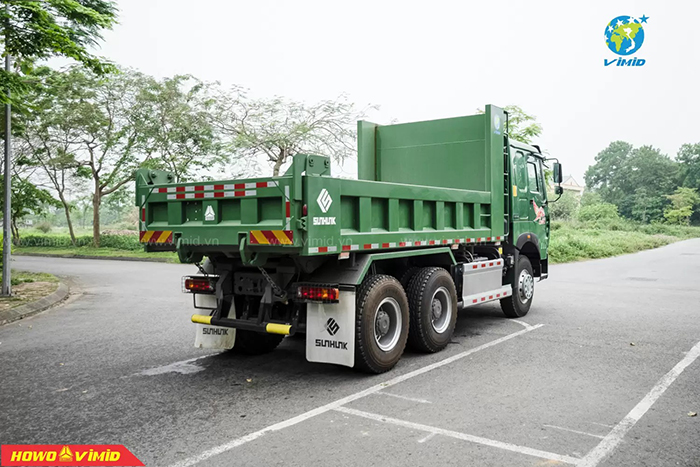 Cấu tạo của xe ben