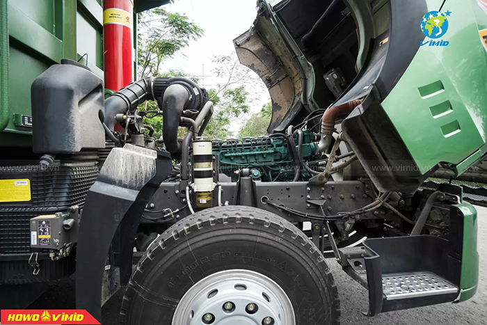 Động cơ được coi là trái tim của xe tải 