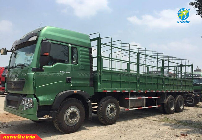Giới thiệu xe tải thùng Howo A7 4 chân