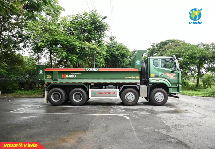 Xe tải ben Howo 15 tấn NX400 thùng đúc